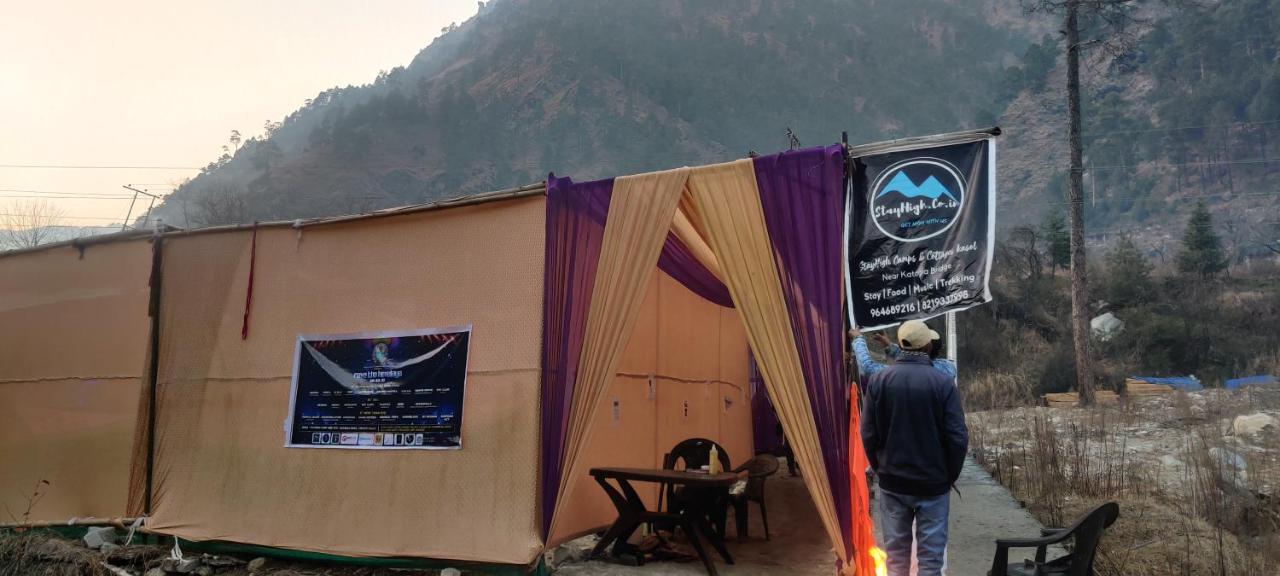 Stayhigh Camps & Cottages Kasol Exteriör bild